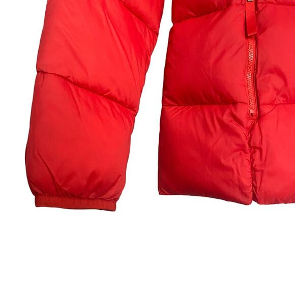 NWT Red Puffer Coat Jacket Removable Hood Size SMALL - Picture 3 of 16